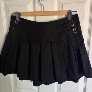Princess Polly Cartwright Mini Skirt Black
